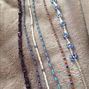 6 seed bead chokers